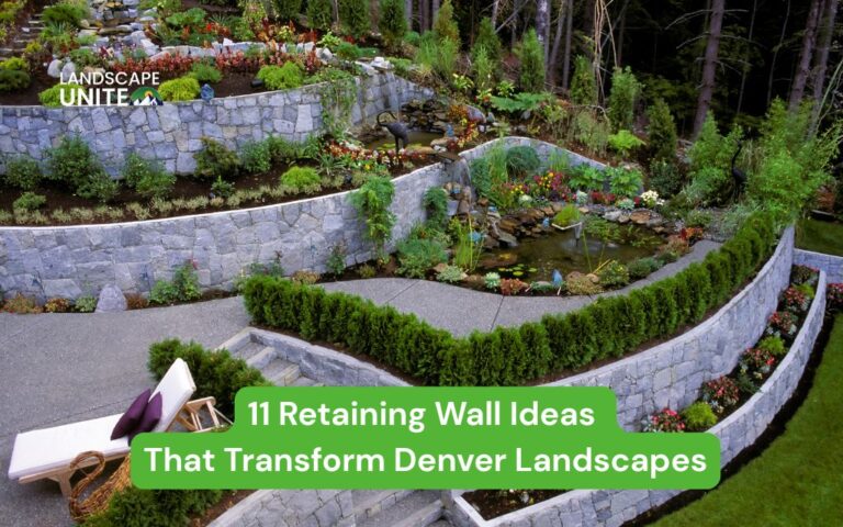 11 retaining wall ideas that transform denver landscapes
