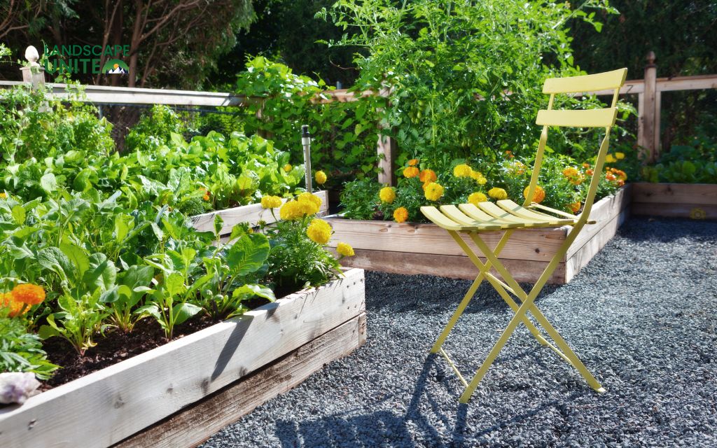 Create elevated growing spaces with raised beds