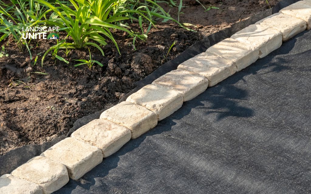 Install strategic garden edging