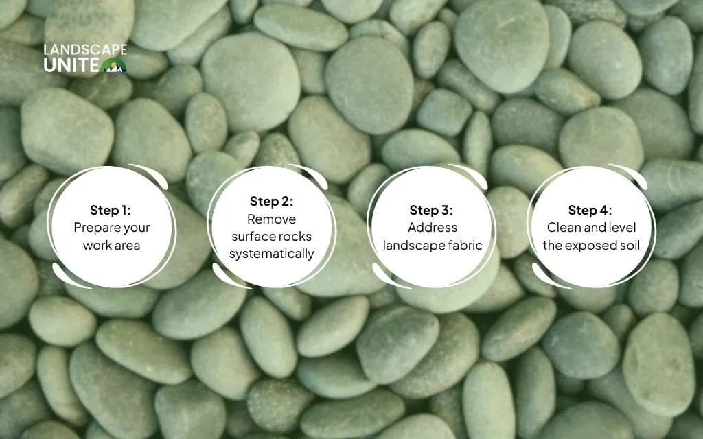 Step-by-step guide: How to remove landscape rock