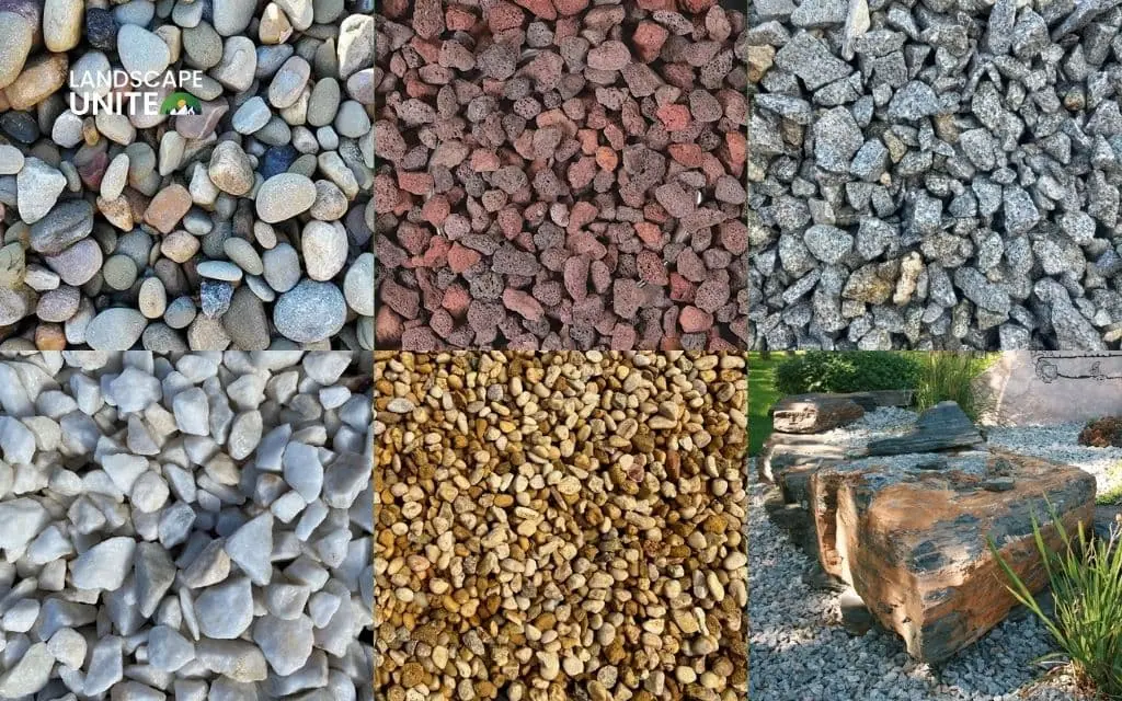 Types of landscaping rock and their average costs
