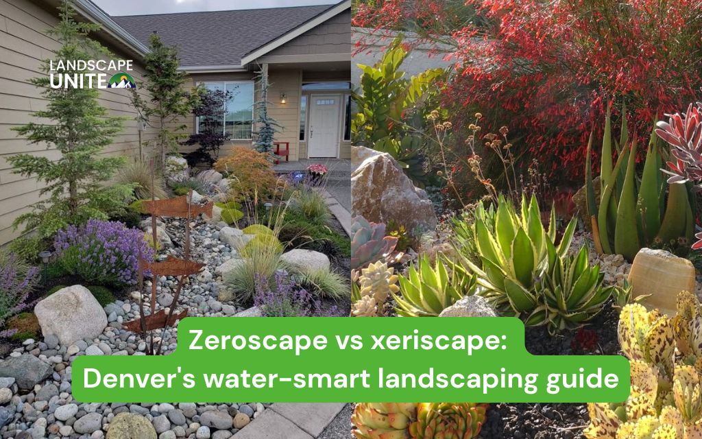 zeroscape vs xeriscape denvers water smart landscaping guide