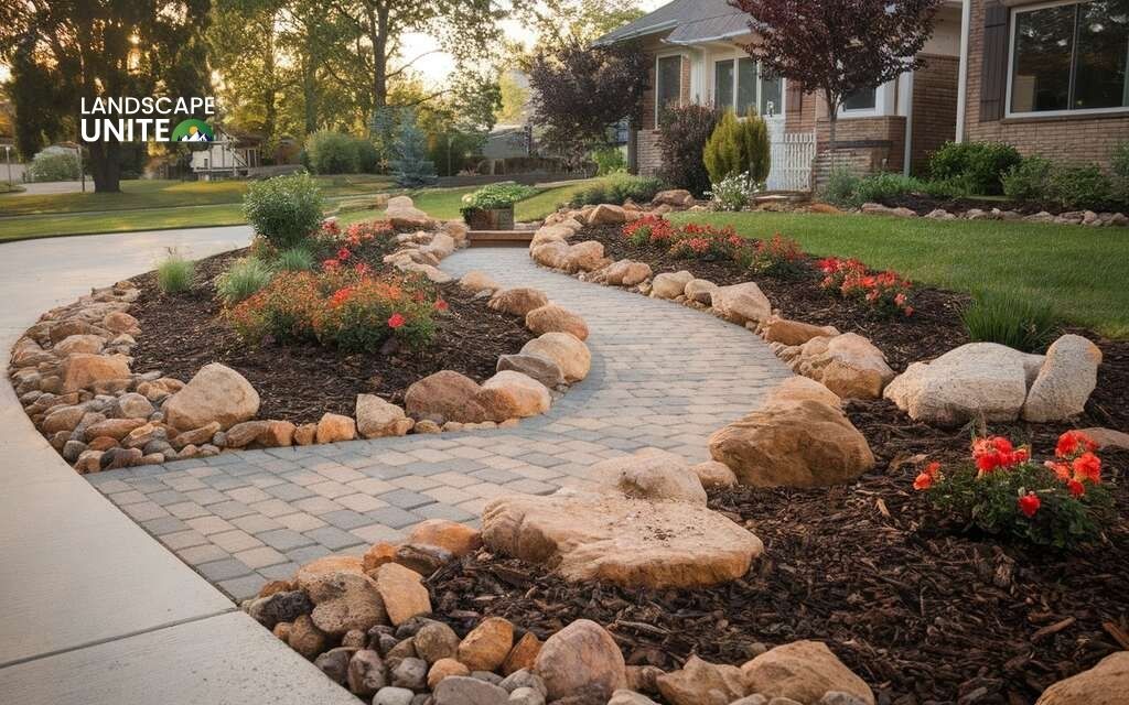 10 Creative rock and mulch landscaping ideas to replace traditional mulch