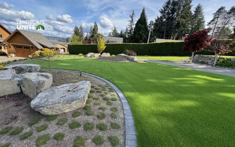 artificial grass front yard ideas