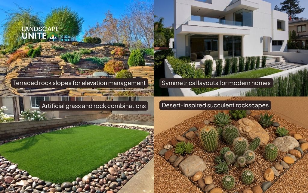 16+ stunning front yard landscaping ideas with rocks part 3