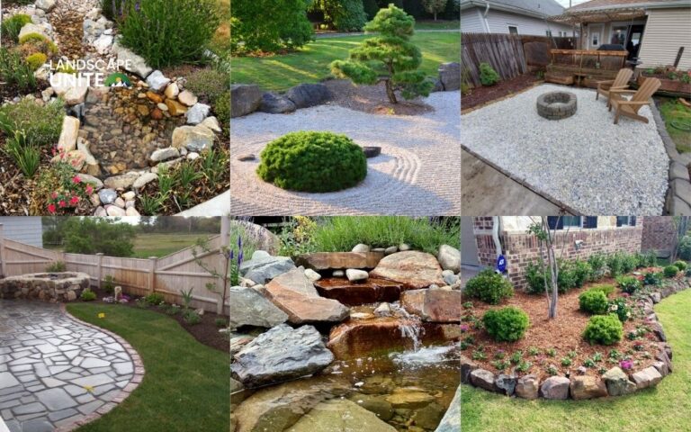 18+ inspiring backyard rock landscaping ideas for your garden