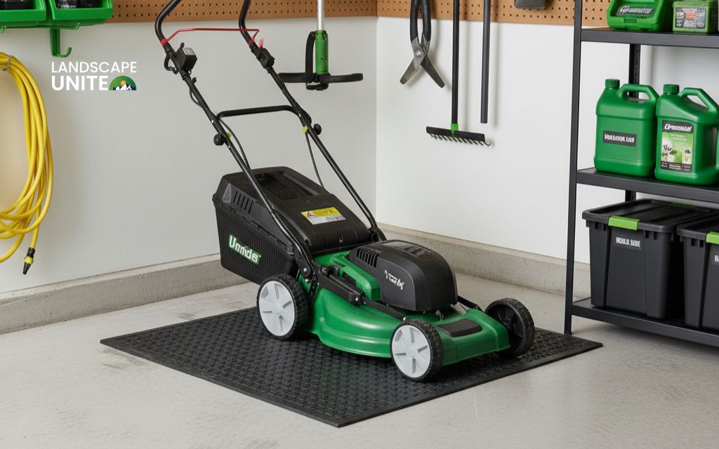 Add a moisture-resistant mat