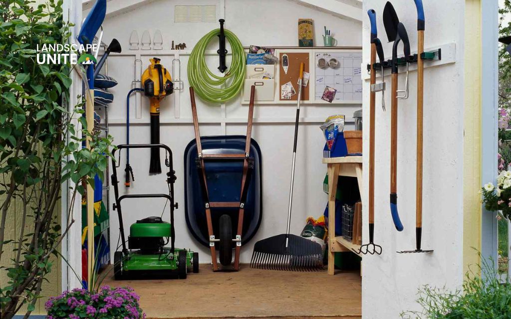 How to store a lawn mower in the garage?