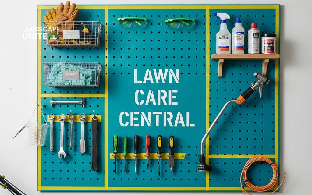 Mount pegboards for accessories