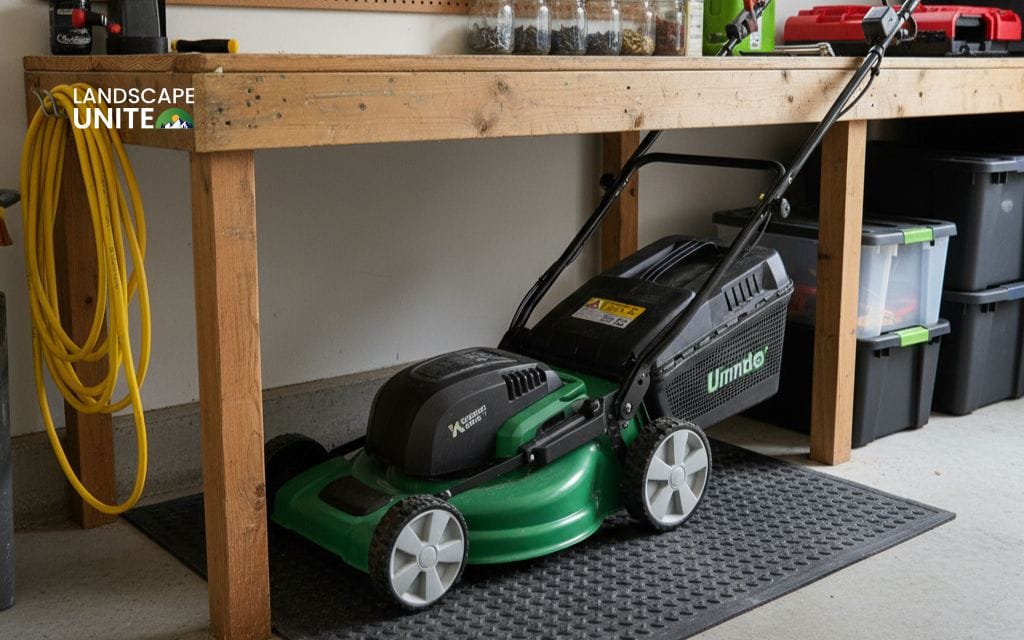 Park under a workbench