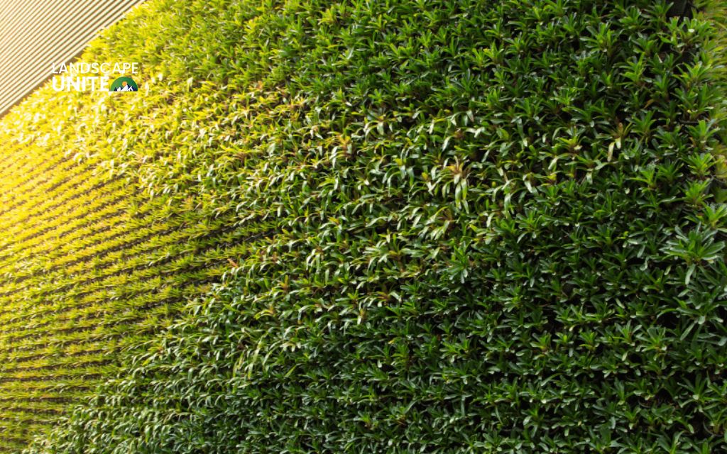 Vertical gardens and artificial grass