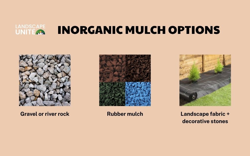 How to mulch flower beds: 4 simple steps for a thriving garden 2 Inorganic mulch options
