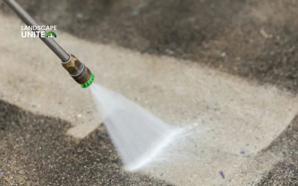 Method 4: Pressure washer for concrete cleaning