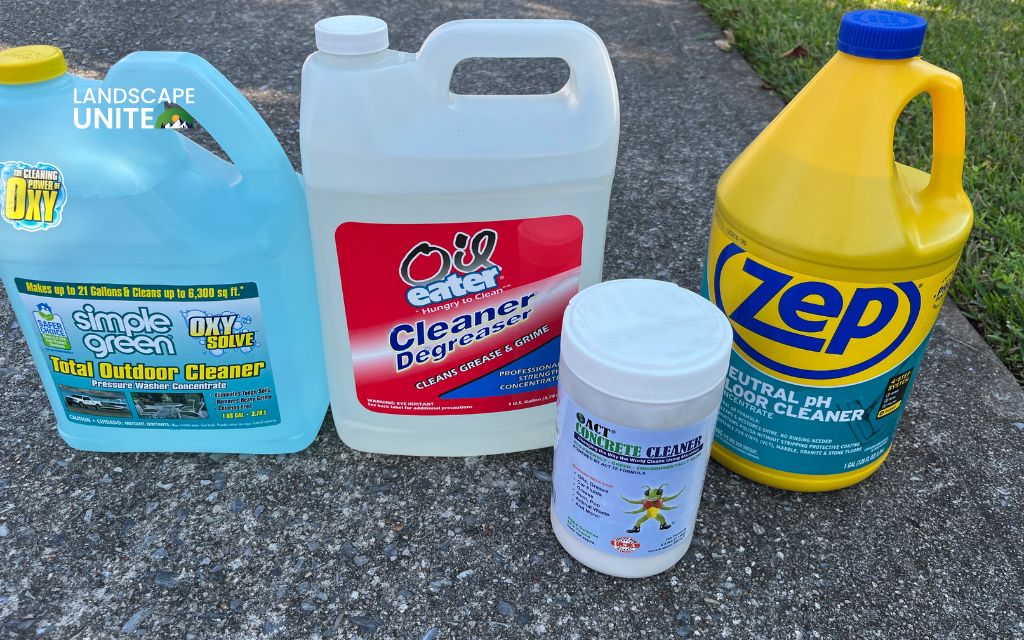 Method 5: Commercial concrete cleaners