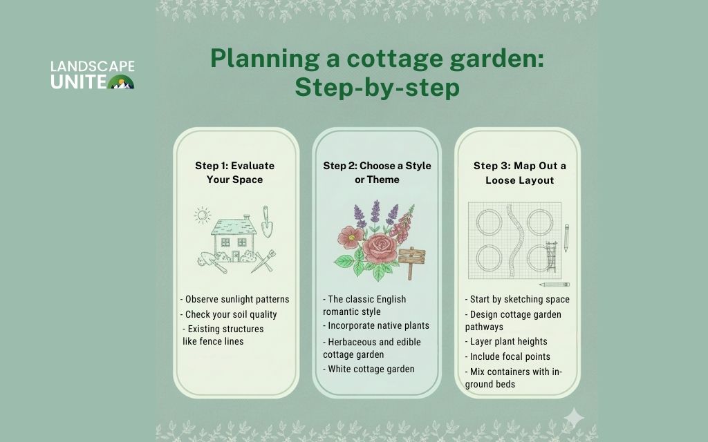 Cottage garden plans for beginners: Easy step-by-step layouts 2 Planning a cottage garden: Step-by-step