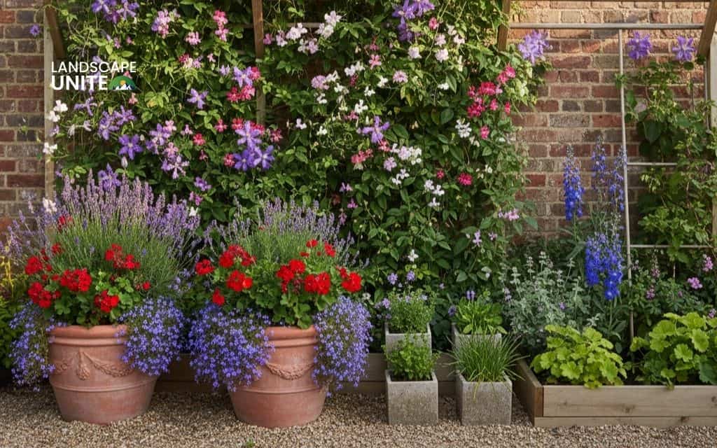 Cottage garden plans for beginners: Easy step-by-step layouts 4 Small space urban cottage garden (6x8 ft)