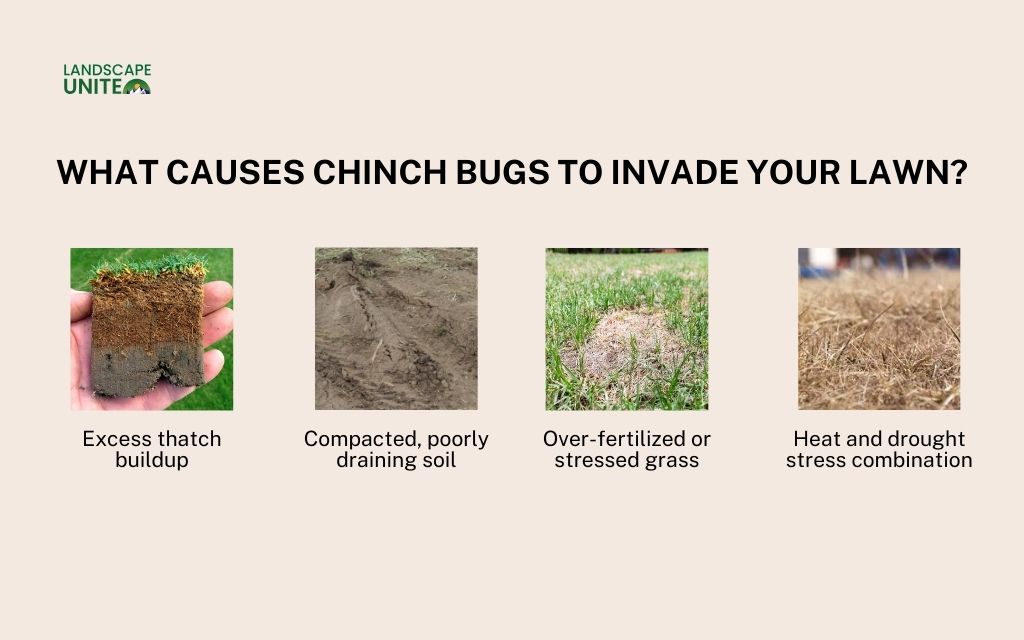 8 ways to get rid of chinch bugs naturally and save your lawn 2 What causes chinch bugs to invade your lawn?