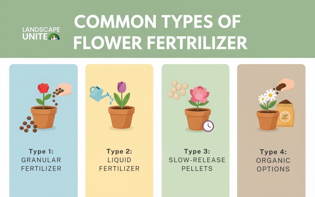 Common types of flower fertilizer
