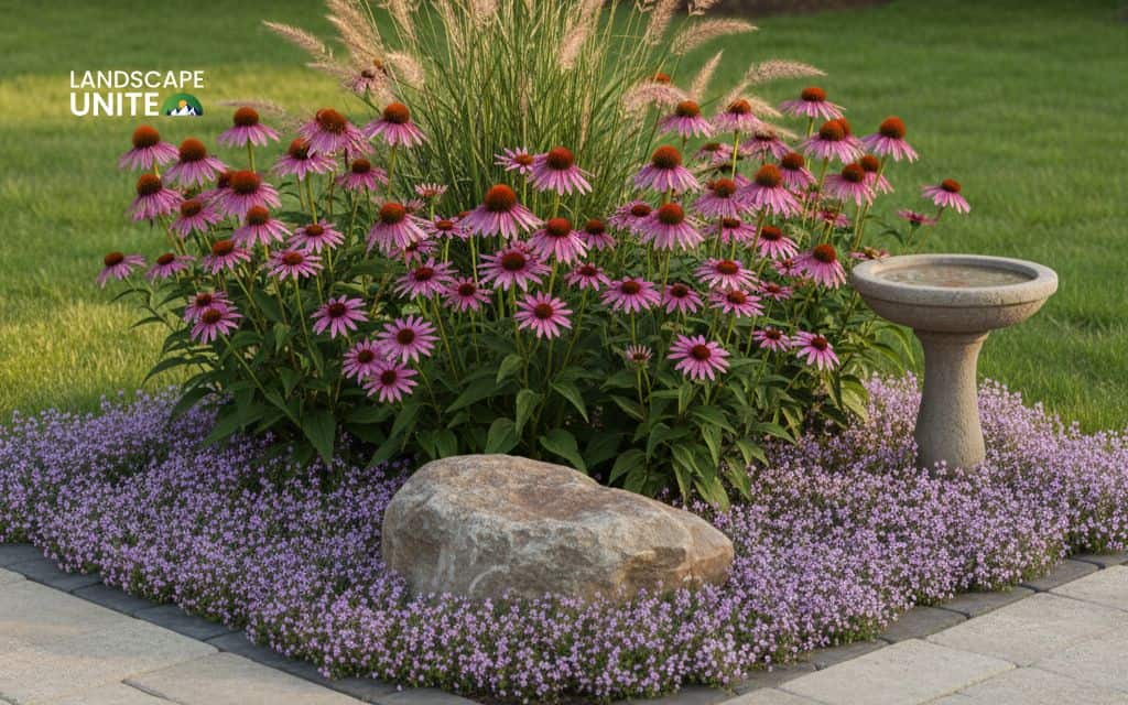 Corner flower bed for small yards