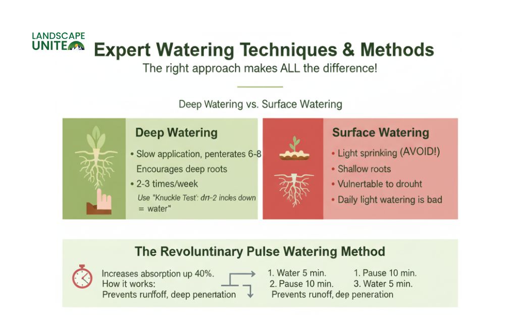 Master the art of watering flowers: your complete guide 2 Expert watering techniques and methods
