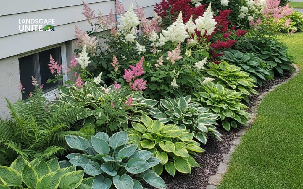 Side-of-house flower strip