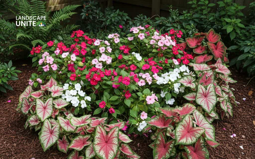 Small shade garden bed