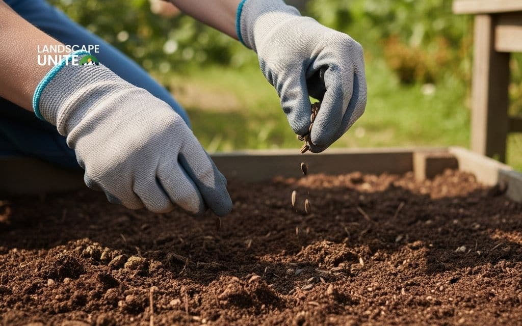 How to plant marigolds - Step 2: Planting marigold seeds