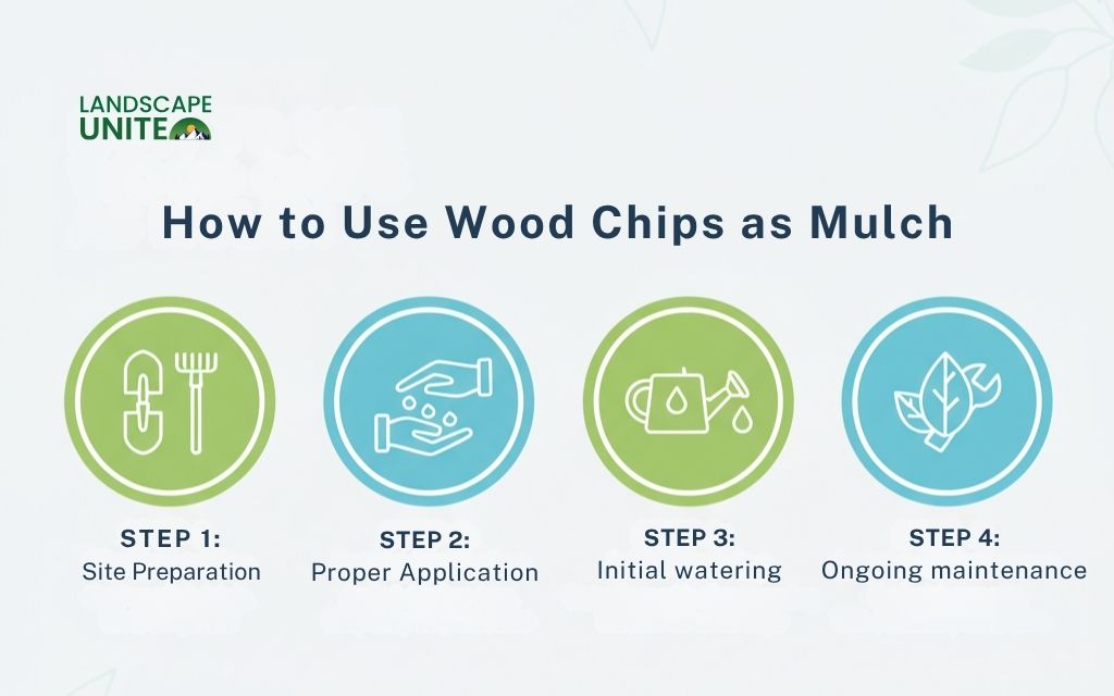 Are wood chips as mulch right for your garden? Your complete beginner's guide 3 Step-by-step guide to use wood chips as mulch