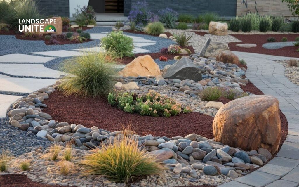 Why homeowners decorating flower beds with rocks