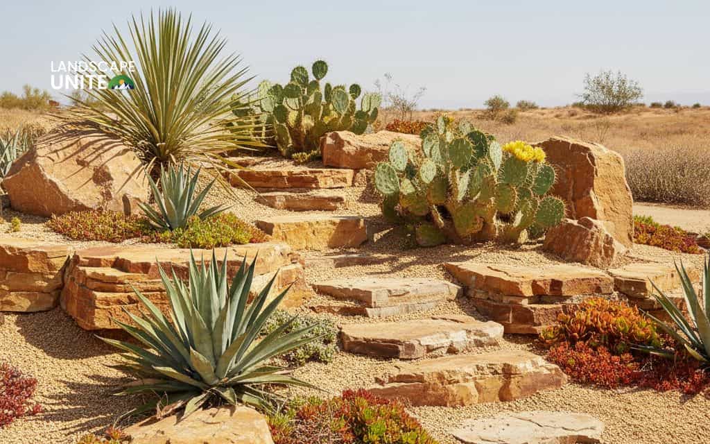 Raised rock flower beds: 14 ideas for low-maintenance beauty 16 Desert-inspired rock bed