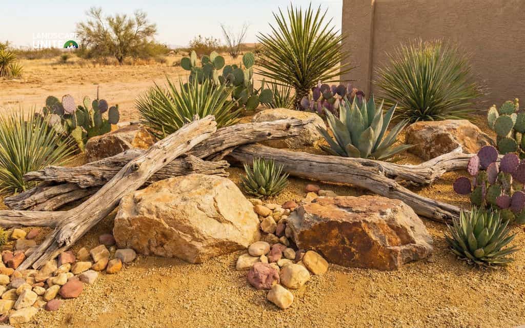15 gorgeous flower beds with rocks that practically transform your landscape 5 Xeriscape bed