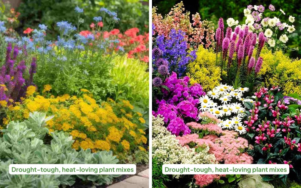 Low‑maintenance full sun flower bed ideas